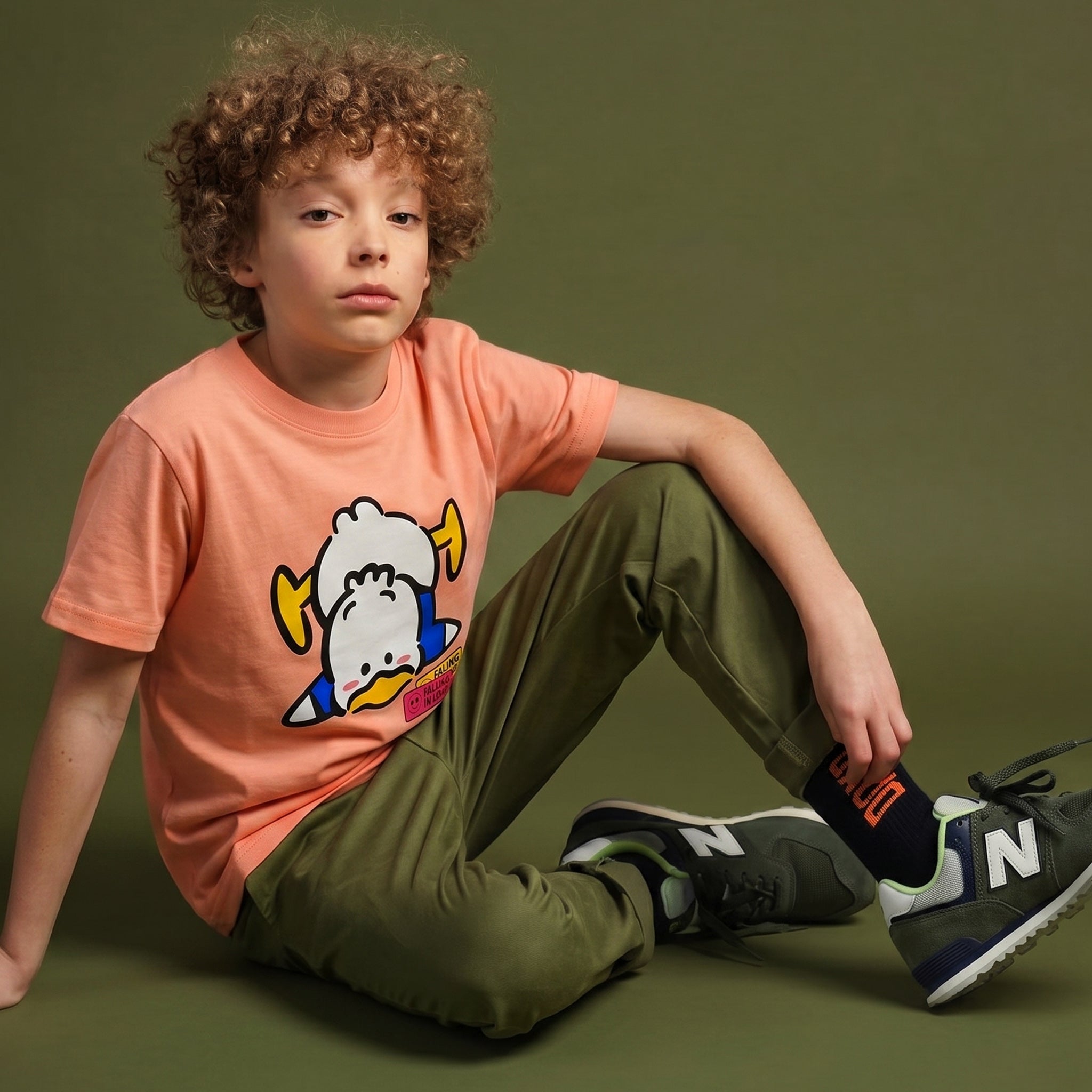 Peachy Duck Falling in Love Tee