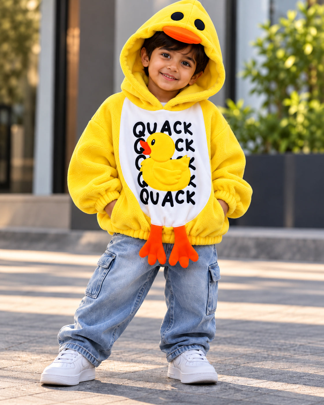Quacky 3D Duck Fur Hoodie - PREORDERS