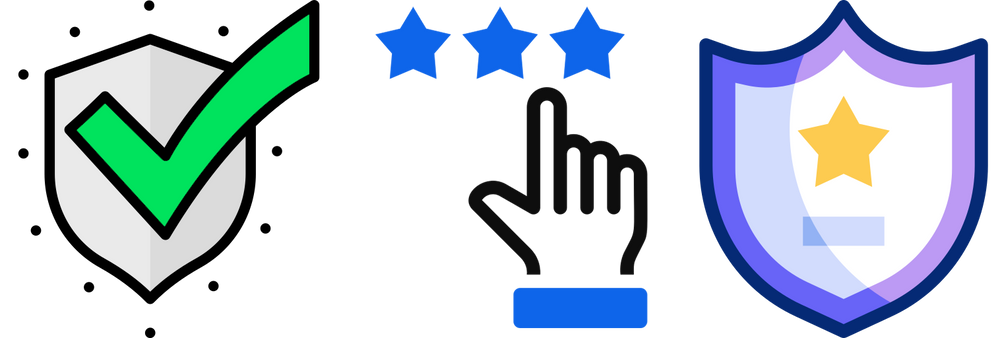Trust secure badge