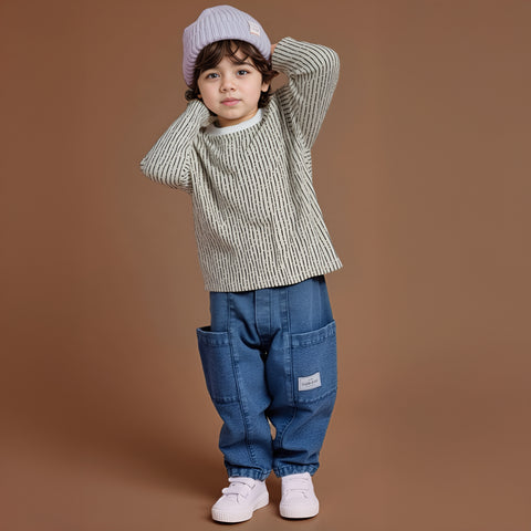 Monochrome Mischief T-Shirt for Kids