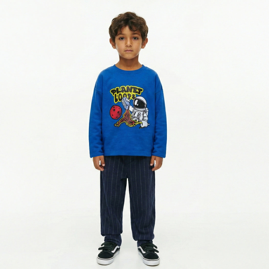 Planet Loops Blue Tee