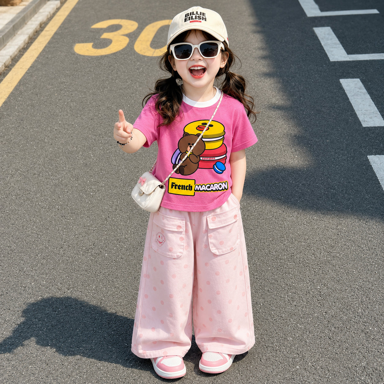 French Macaron Pink T-Shirt