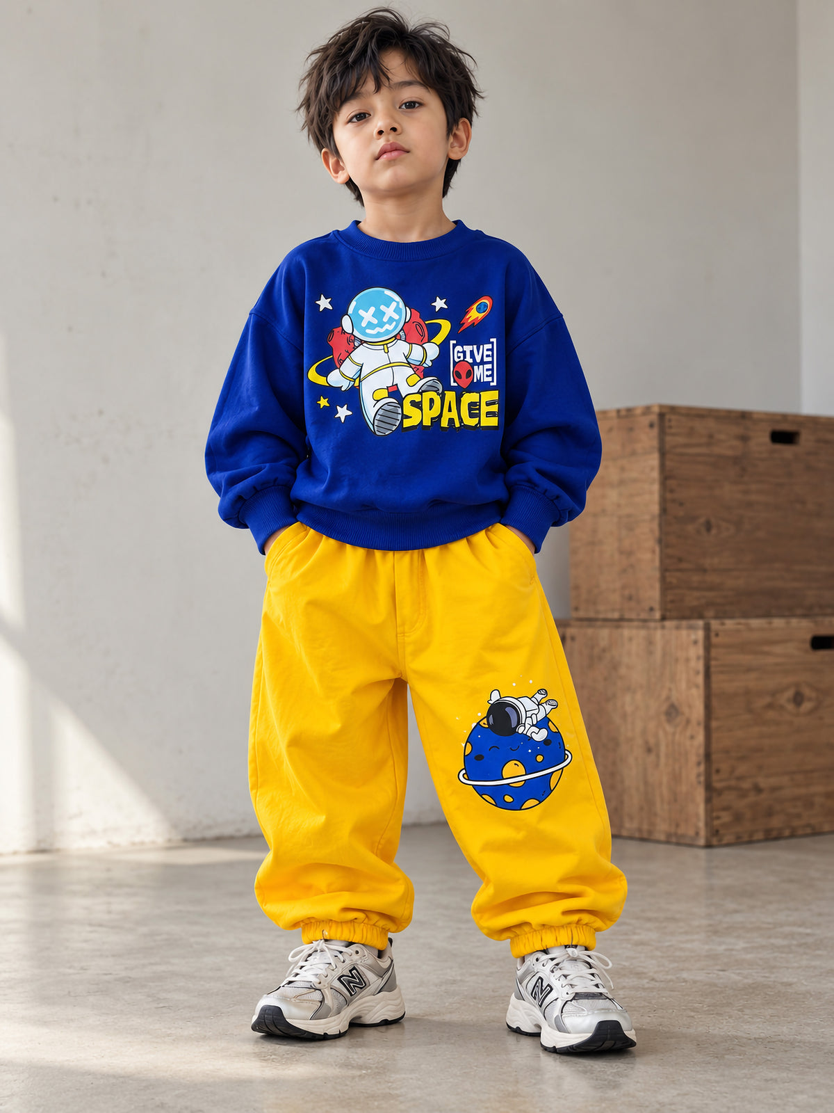 Give Me Space Oversized French Terry Co-ord Set
