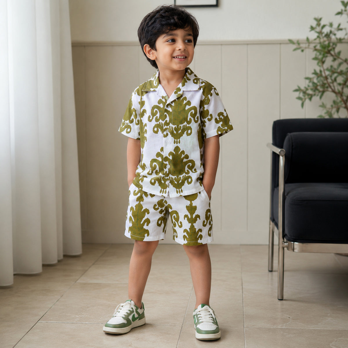 Olive Mirage Cord Set