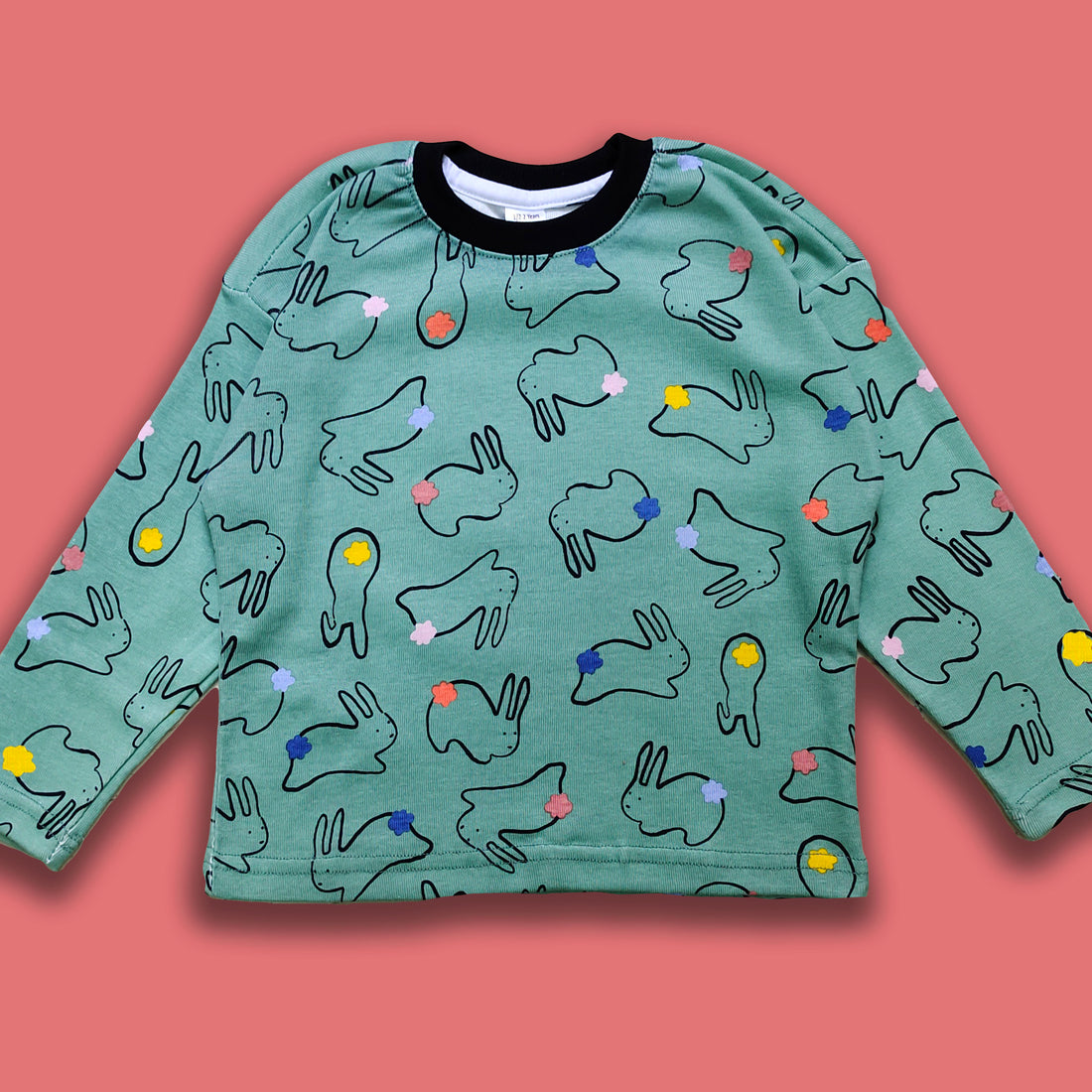 Hoppy Tales Tee – Cotton Blend Bunny Edition 🐇