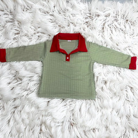 Tropical Colour Pop Polo T-Shirt - Full Sleeves