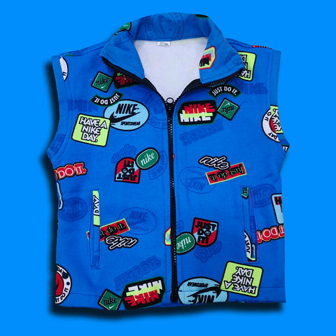 Sleeveless Autumn Blue Jacket + Toy Free