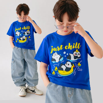 Just Chill Navy Blue Tee