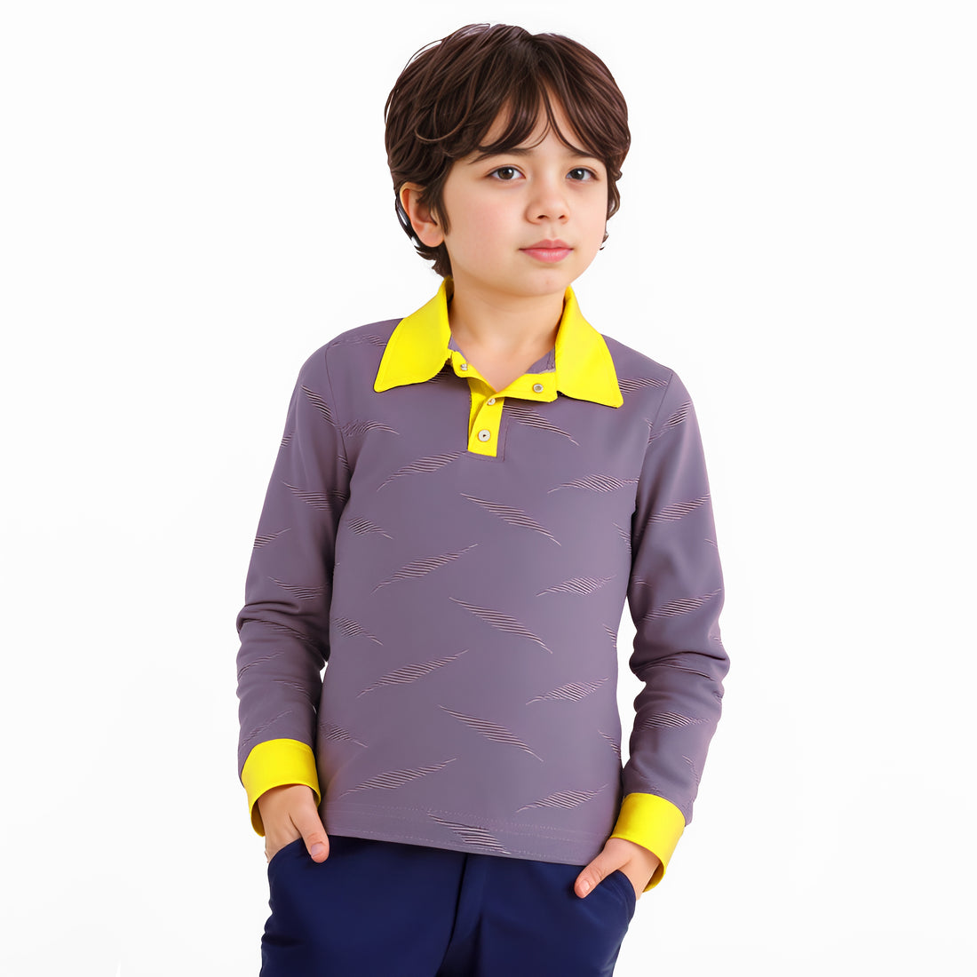 Lilac Sunshine Polo T-Shirt for Kids