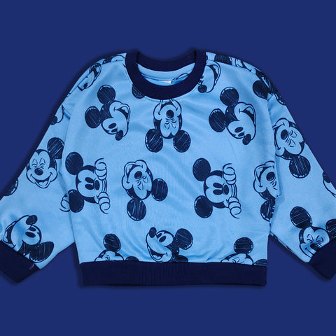 Micky Fleece Sweatshirt – Cozy Cartoon Edition 🐭🐱