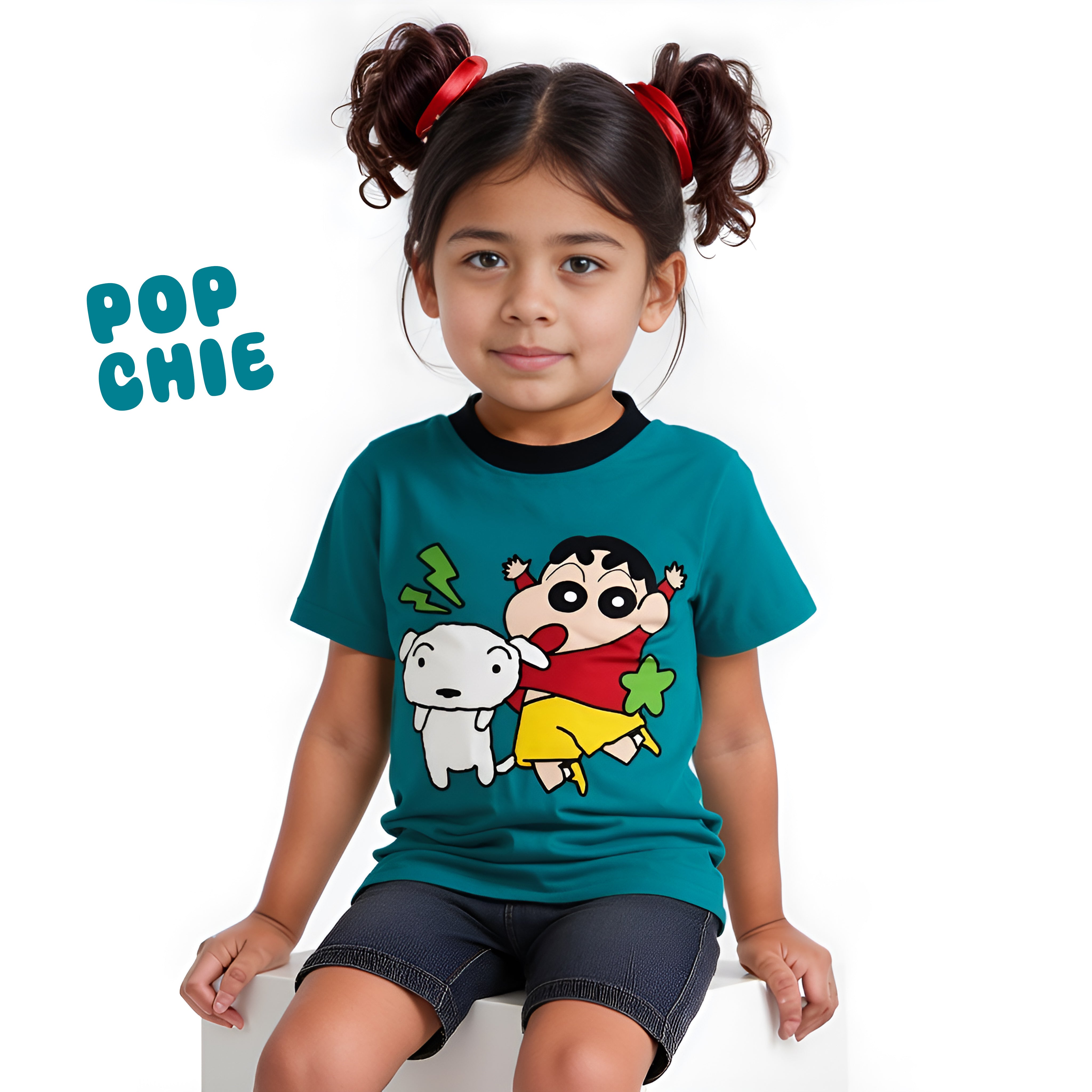 Naughty Chan Sea-Green T-Shirt