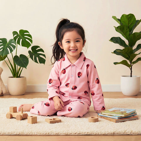 Pink Lady Bug Cord Set