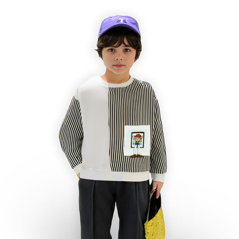 Olive Stripes New Tee