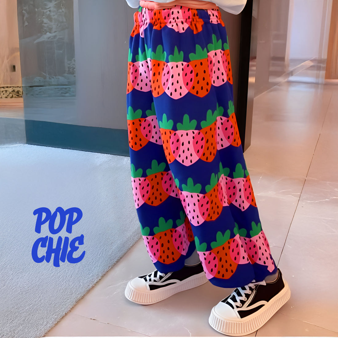 Strawberry Cotton Sinker Trousers