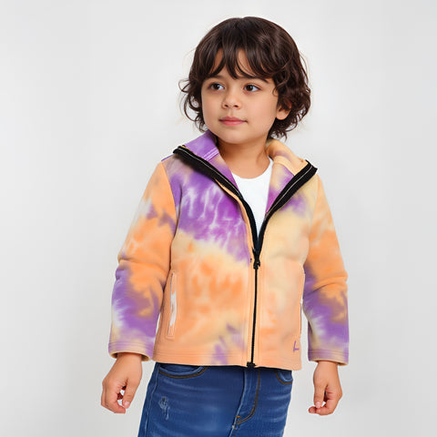 Autumn Tie and Dye Jacket for Kids + Free Gift