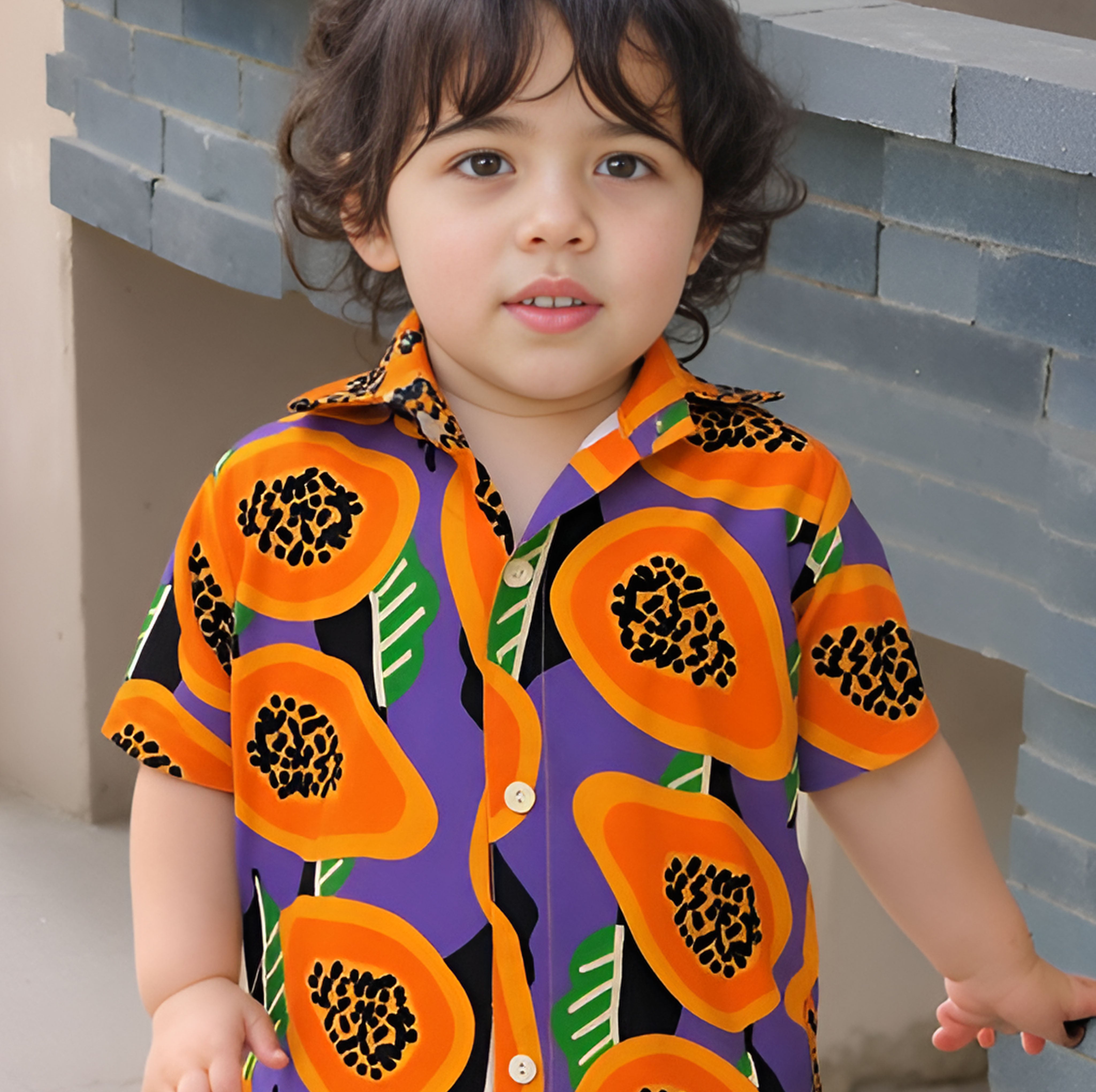 Tropical Papaya Cord-Set for Kids