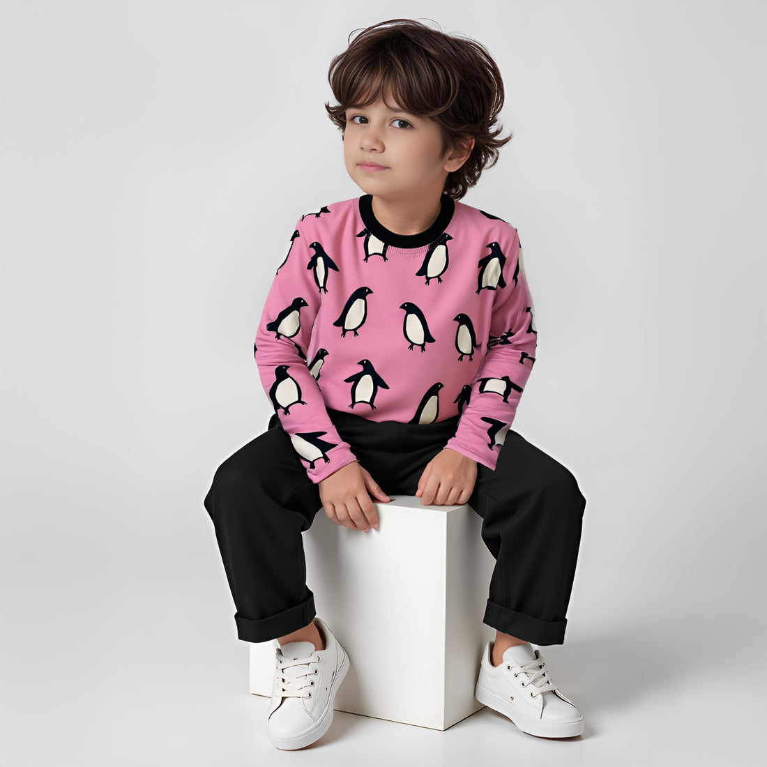 Penguin March Tee for Kids