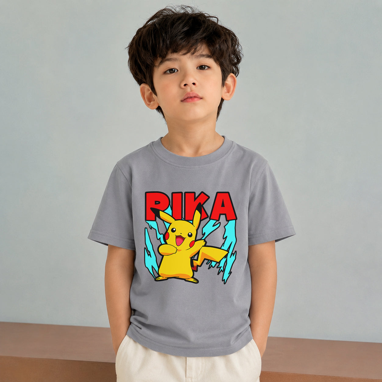 Pika Pika Grey T-Shirt