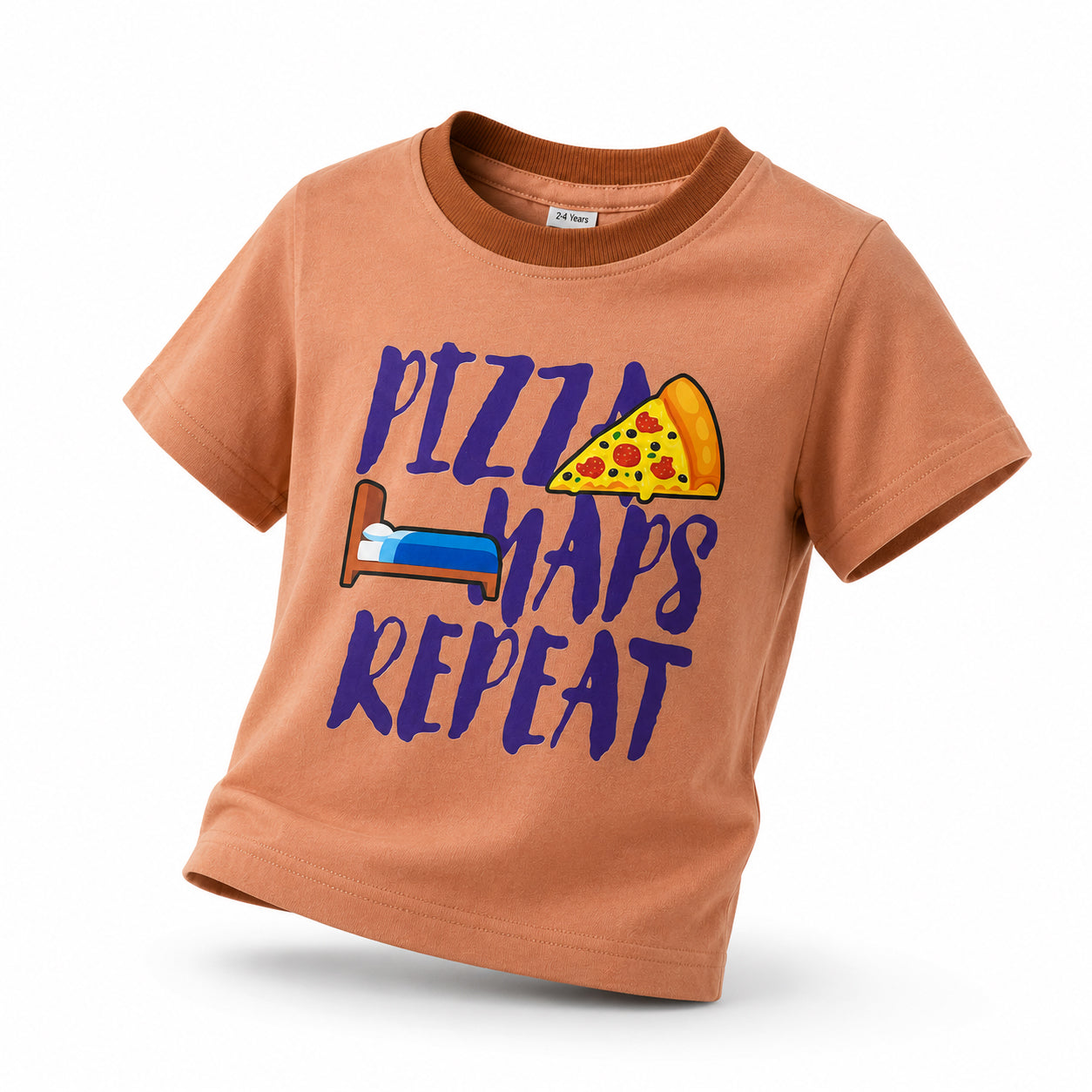 Pizza Brown Tee
