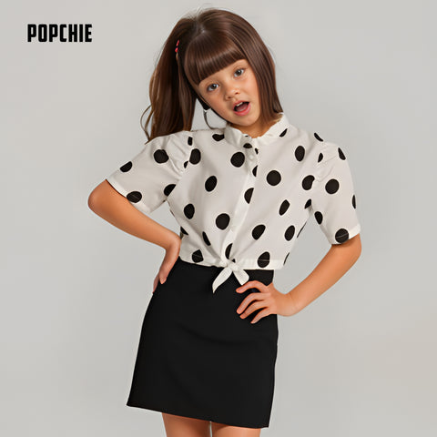 Polka Dot Bobby Shirt for Girls