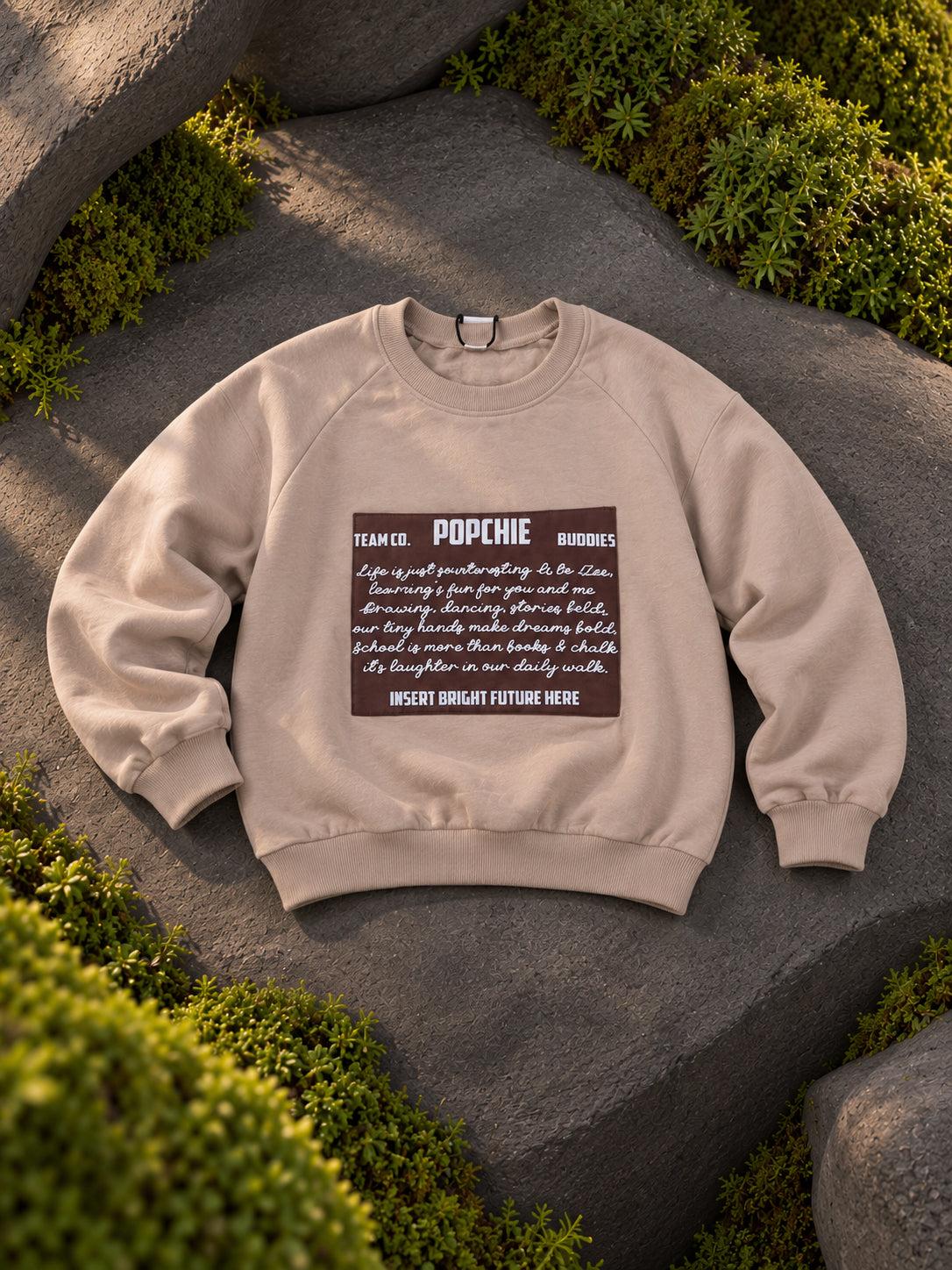 Popchie Buddies Fleece Oversized Sweatshirt