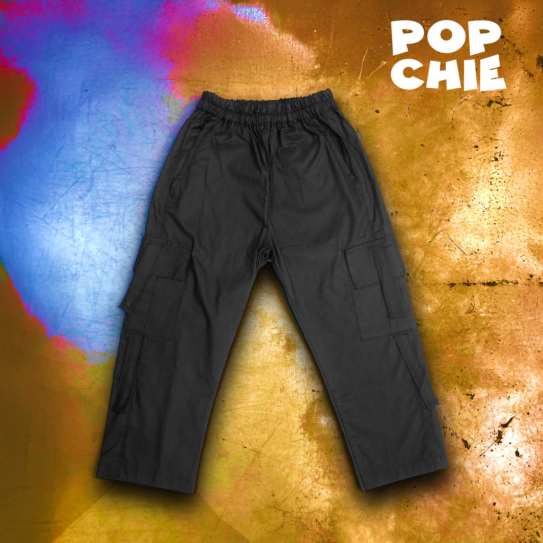 Black Slate Cargo Pants