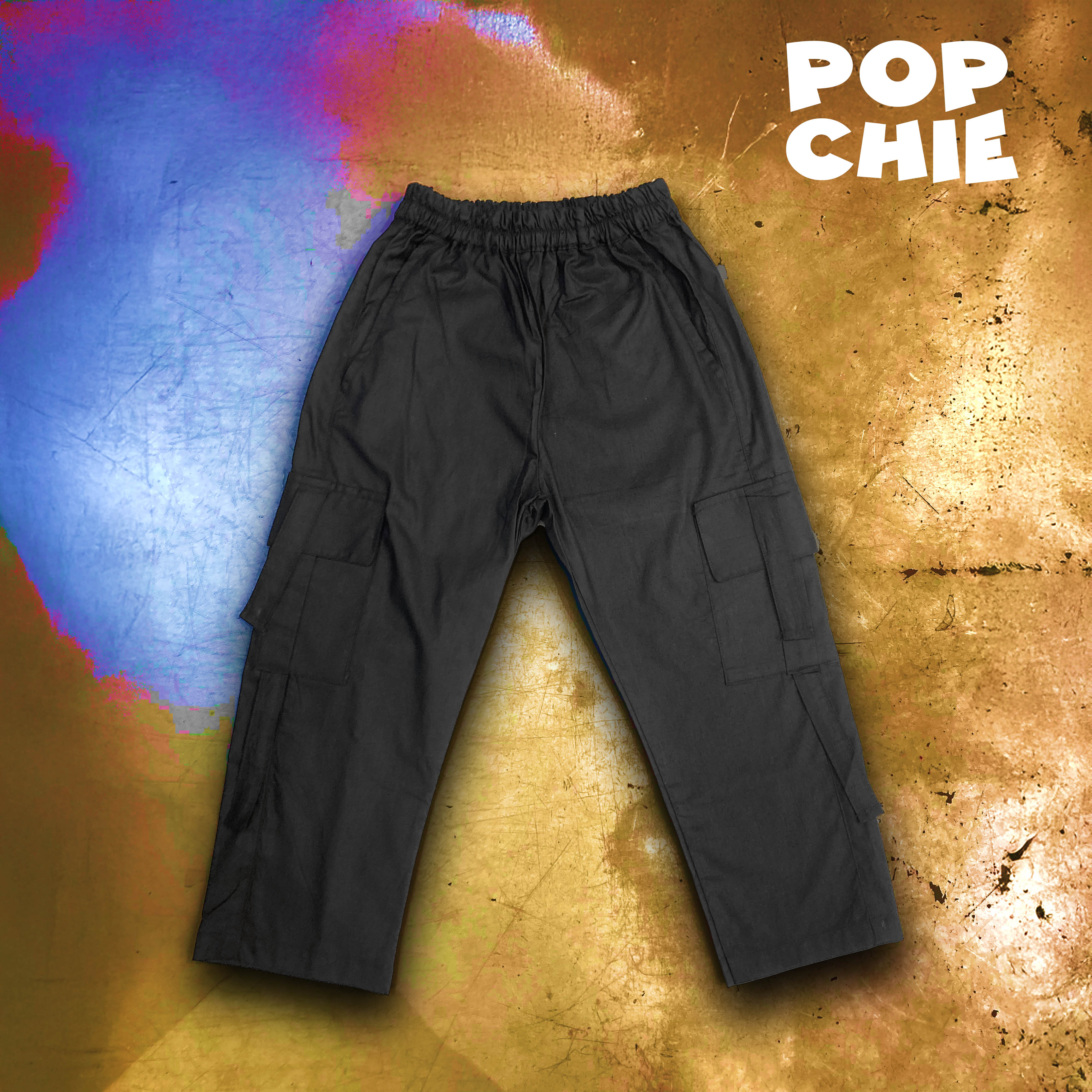 Black Slate Cargo Pants