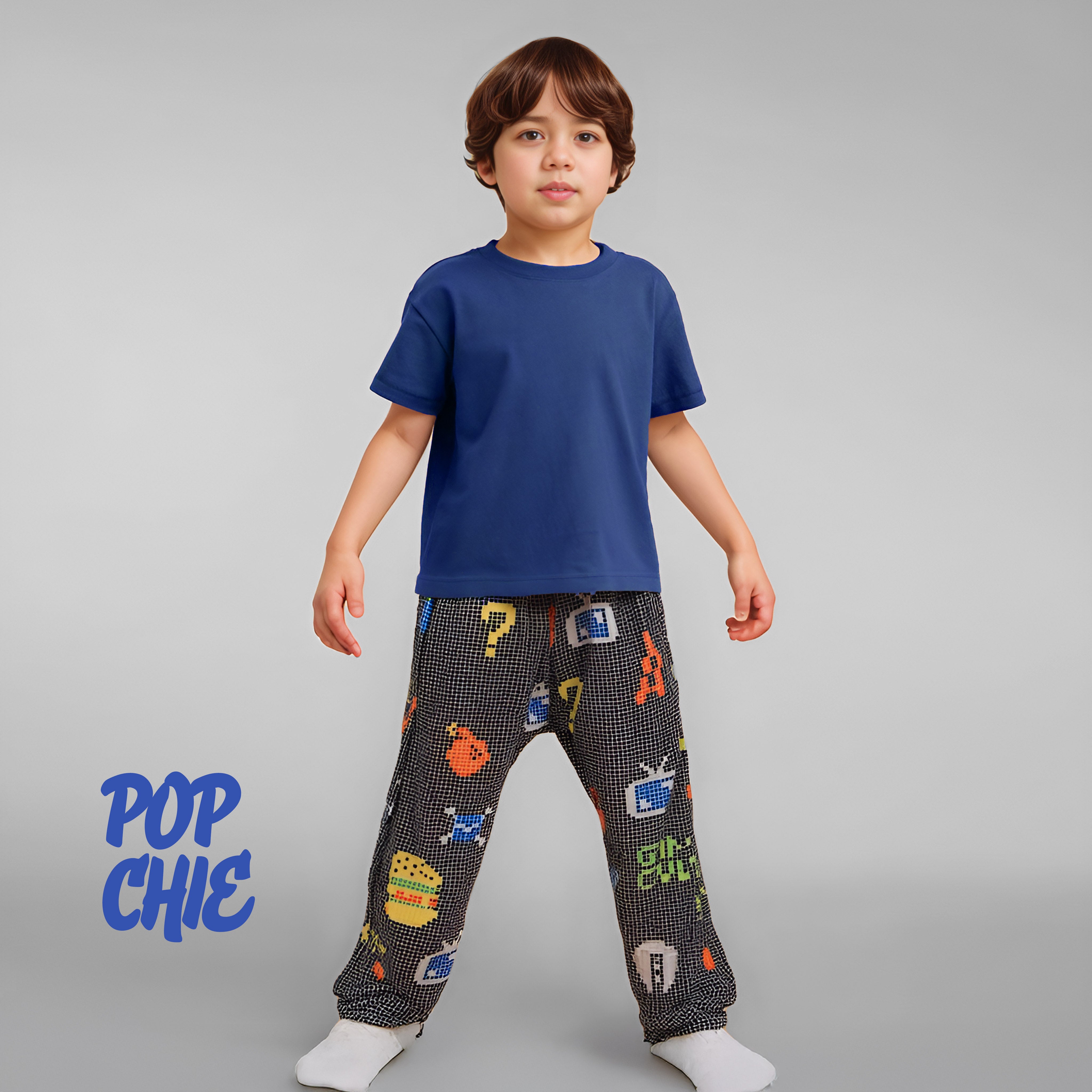 Pixel Cotton Sinker Trousers