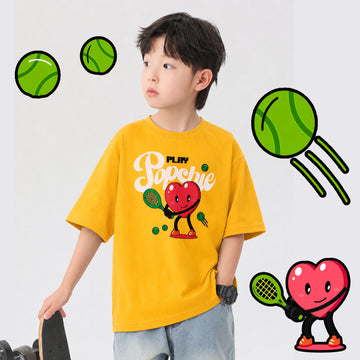 Popchie Tennis Yellow T-Shirt