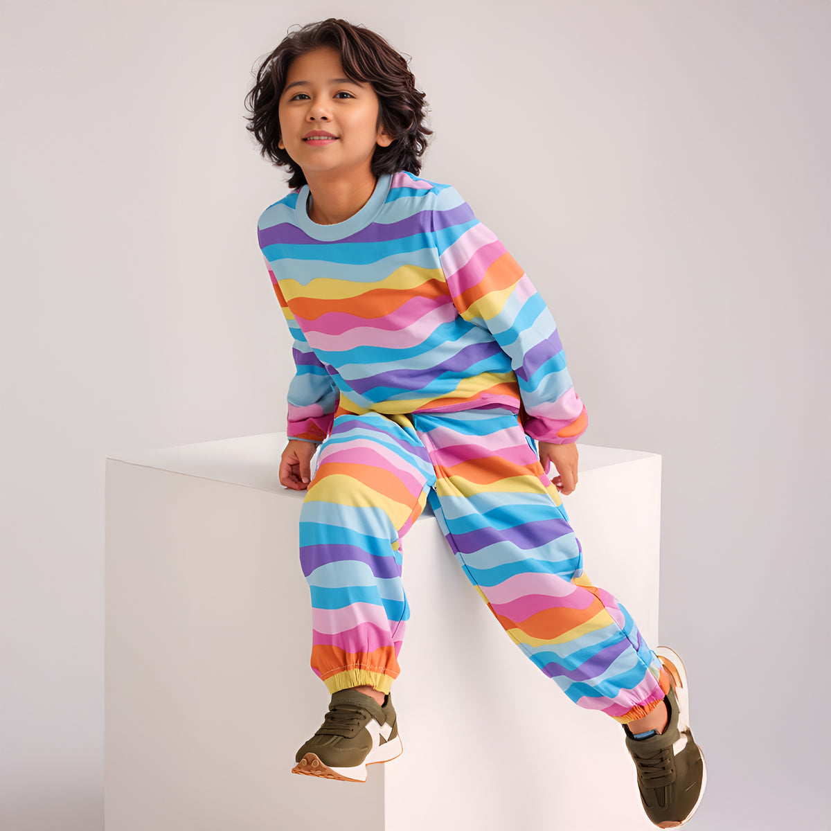 Rainbow Waves Cord set