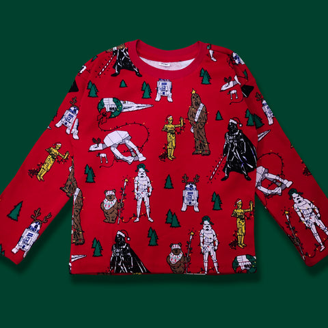 Space Holiday Red Tee for kids
