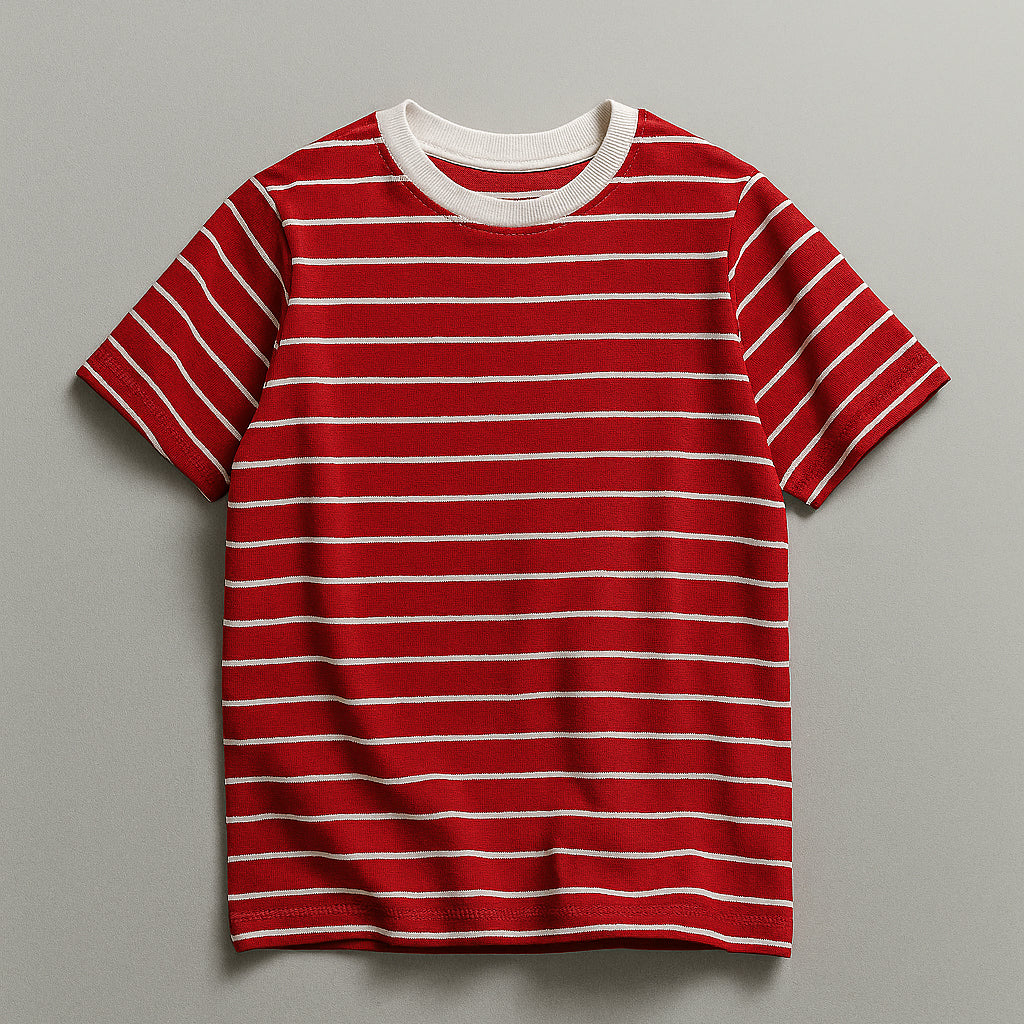 Red White Striped T-Shirt 0-5