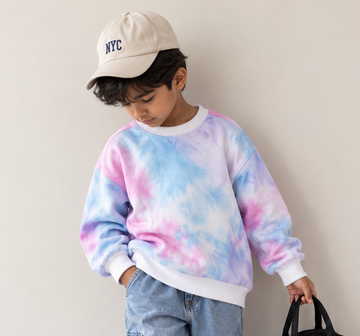 Cotton Candy Tie-Dye Oversized Sweatshirt