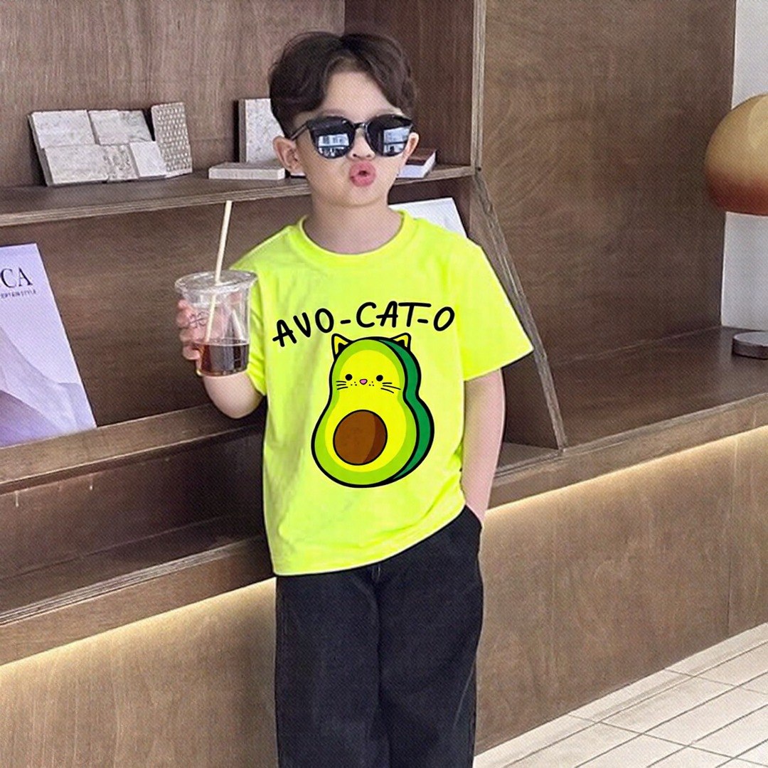AVO-CAT-O Green Tee