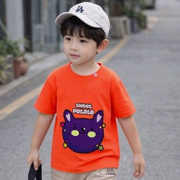 Sweet Potato 🥔 Meow Orange Tee