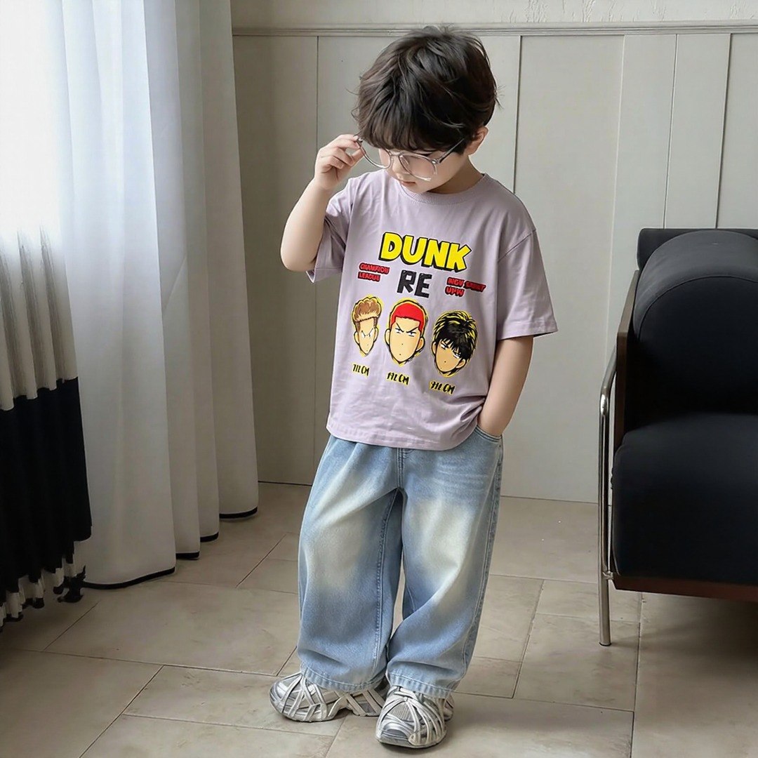 Dunk Squad Tee – Kids Graphic T-Shirt