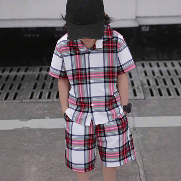 English Checkered Cord Set