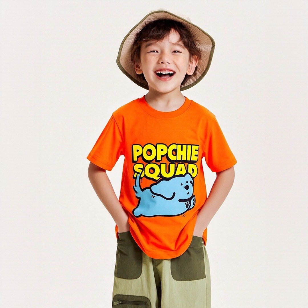 Popchie Squad Orange Tee