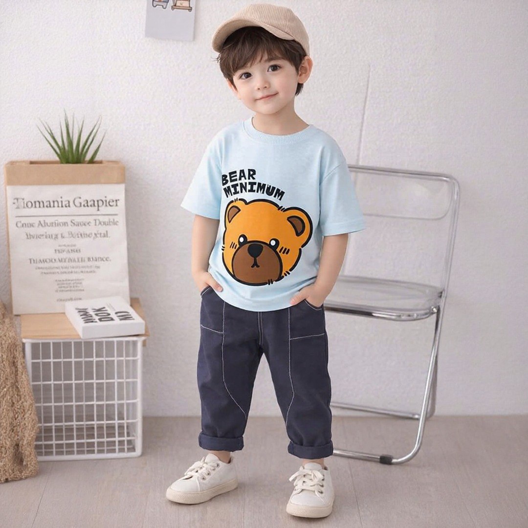 Bear 🐻 Minimum Ice Blue Tee