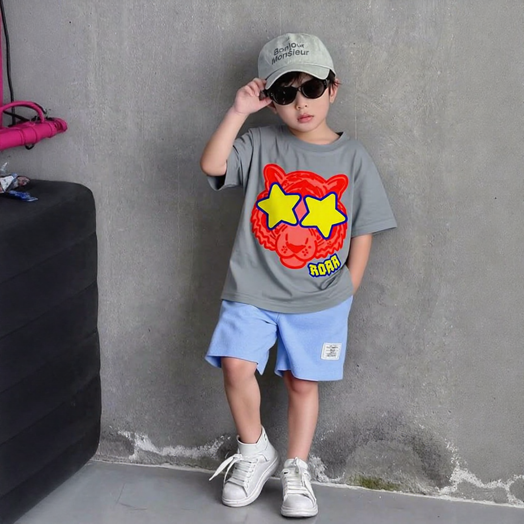Roar Grey Tee