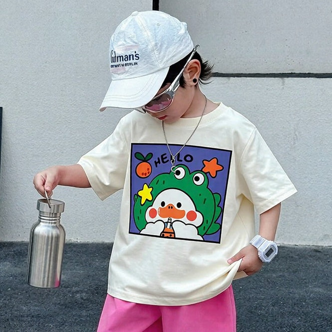 Hello Ducky White Tee