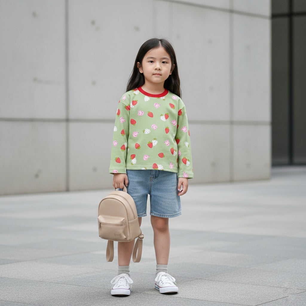 Green Peepa Pig Tee