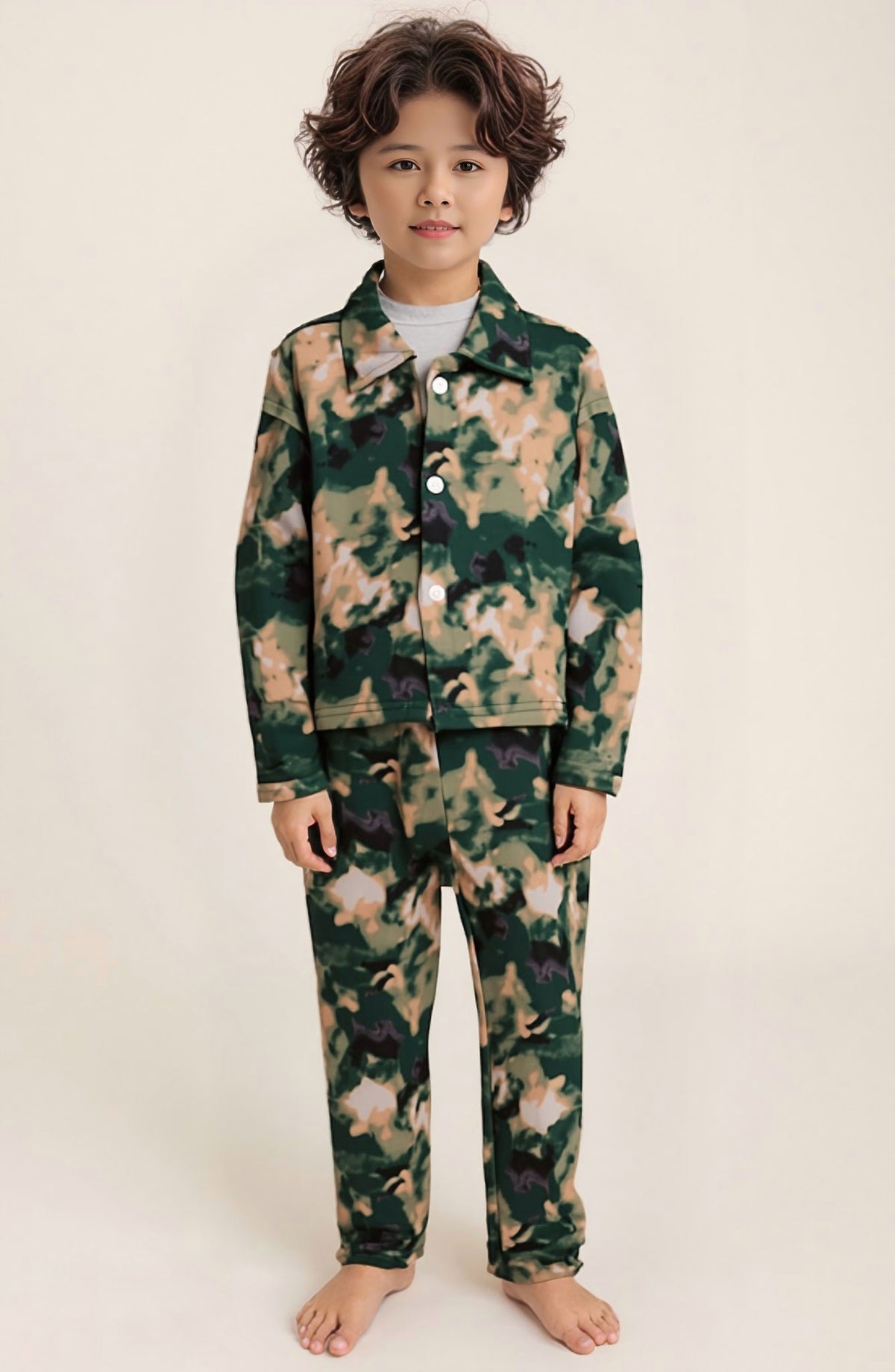 Green Commando Night Suits