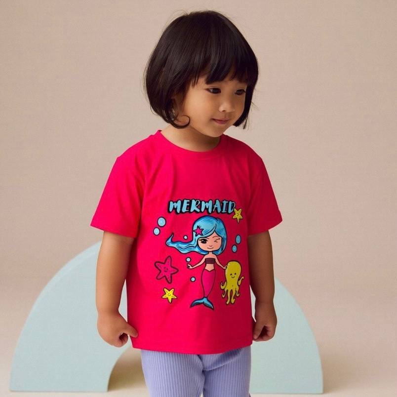 Mermaid BubbleGum Tee
