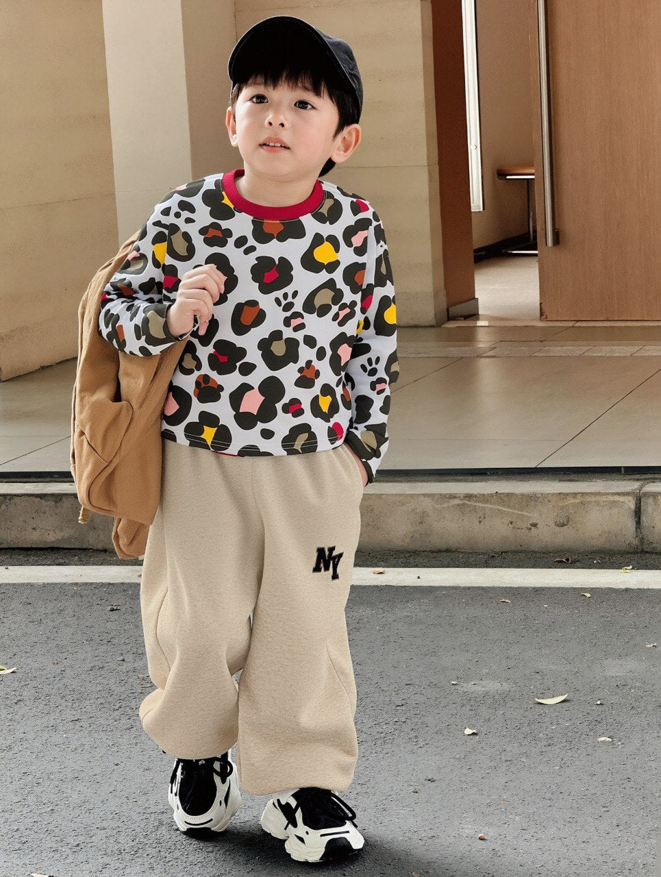 Multi Colour Spot White Tee