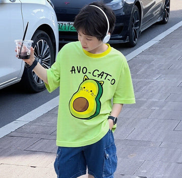 AVO-CAT-O New Green Tee