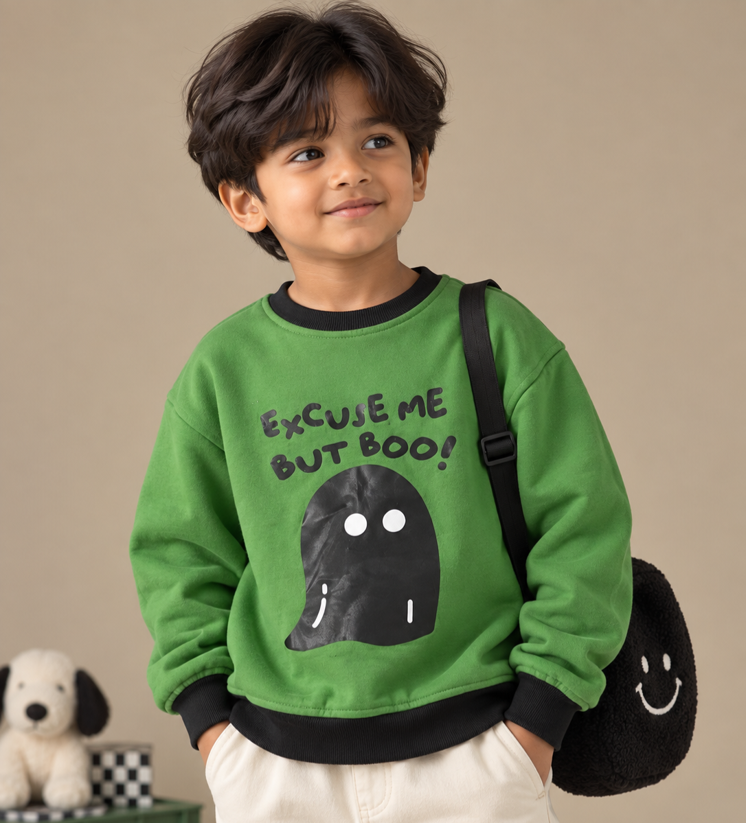 Green Ghost 👻 Oversized Sweatshirt