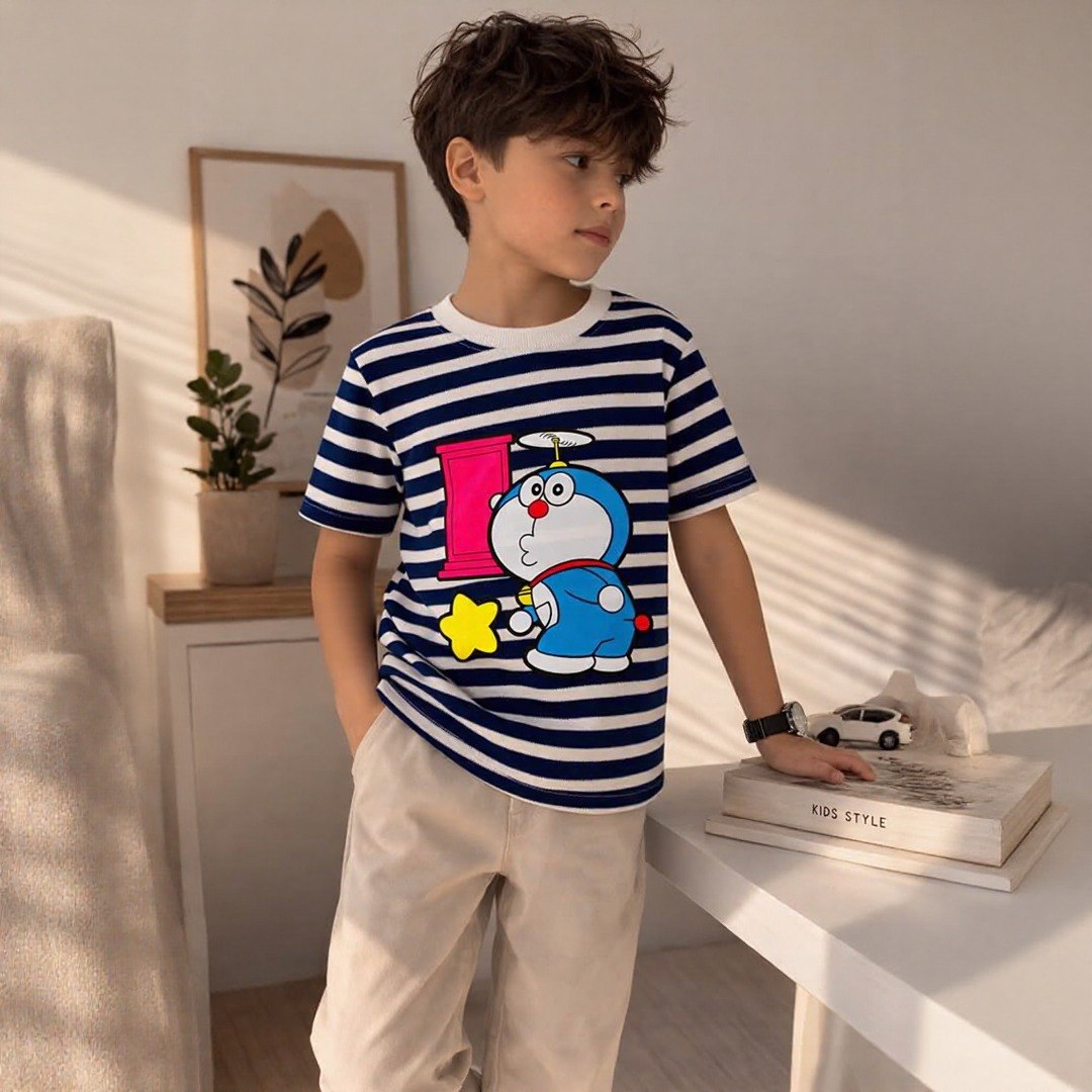 Dorae-mon New Stripe Tee
