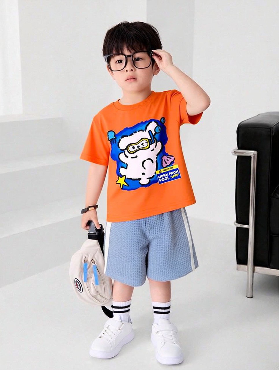 Work From Pool (WFP) Orange Tshirt