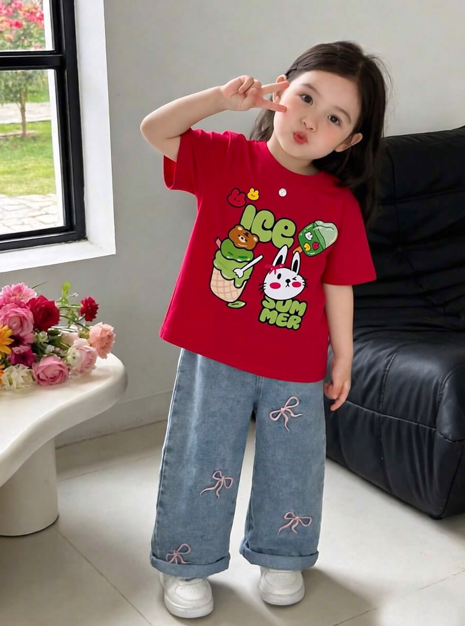 Icecream Love Rose Tee